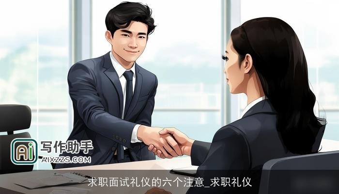求职面试礼仪的六个注意_求职礼仪