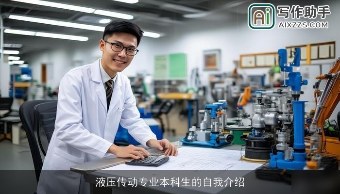 液压传动专业本科生的自我介绍
