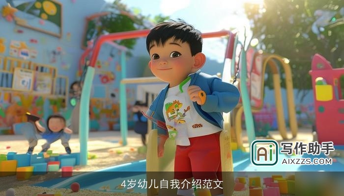 4岁幼儿自我介绍范文