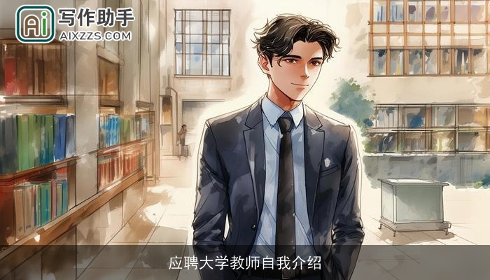 应聘大学教师自我介绍