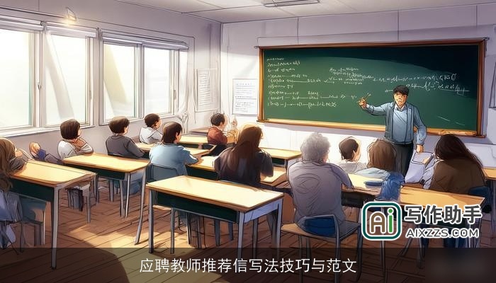 应聘教师推荐信写法技巧与范文