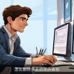 怎么删除多余的简历表格