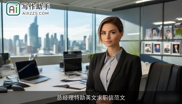 总经理特助英文求职信范文