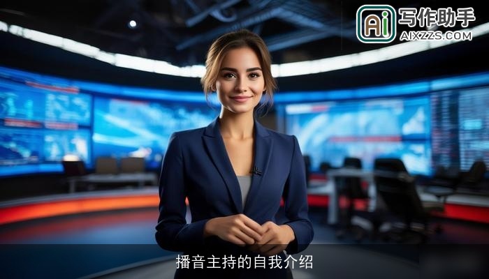 播音主持的自我介绍