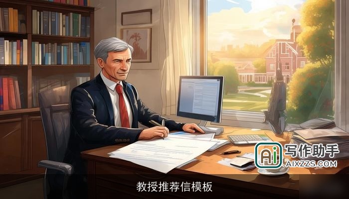 教授推荐信模板
