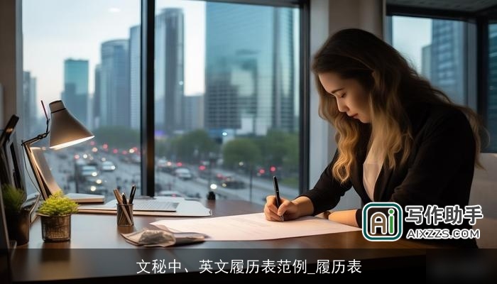 文秘中、英文履历表范例_履历表