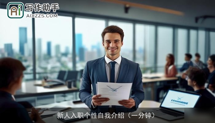 新人入职个性自我介绍（一分钟）