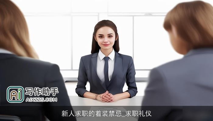 新人求职的着装禁忌_求职礼仪