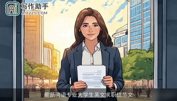 最新英语专业大学生英文求职信范文