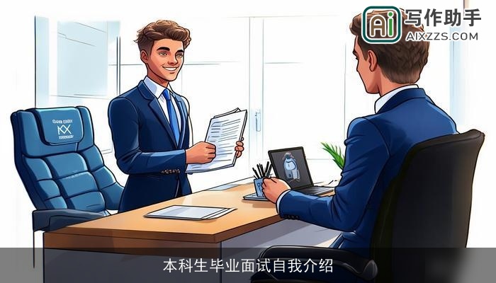 本科生毕业面试自我介绍