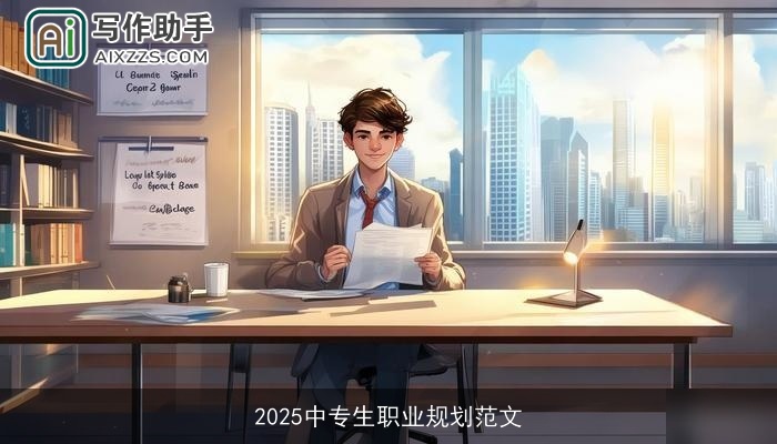 2025中专生职业规划范文