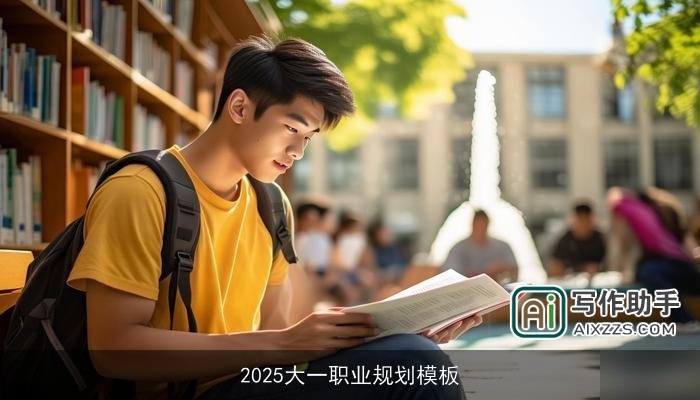 2025大一职业规划模板