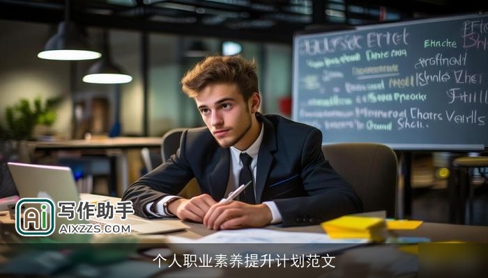 个人职业素养提升计划范文