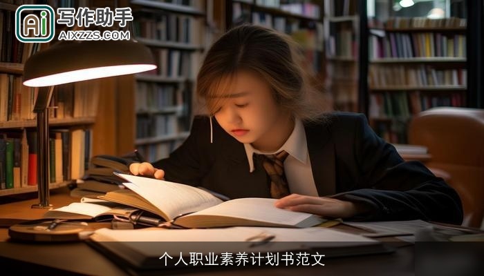 个人职业素养计划书范文