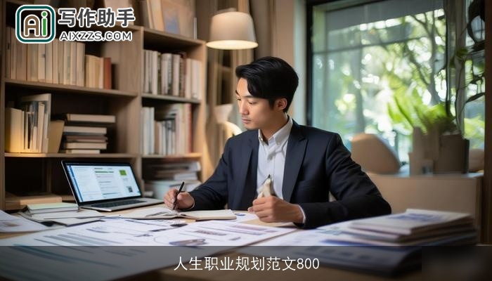 人生职业规划范文800