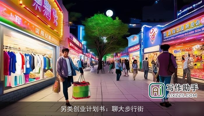 另类创业计划书：聊大步行街