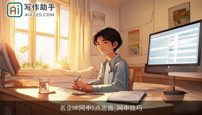 名企HR网申5点忠告_网申技巧