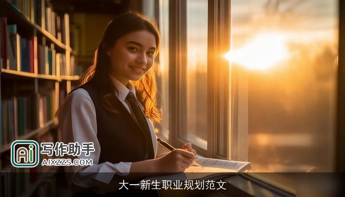 大一新生职业规划范文