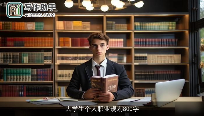 大学生个人职业规划800字