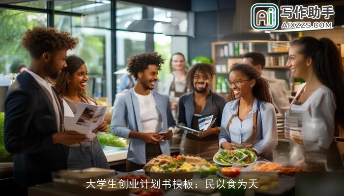 大学生创业计划书模板：民以食为天