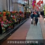 大学生职业规划文章范文3篇
