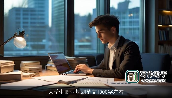 大学生职业规划范文1000字左右