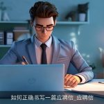 如何正确书写一篇应聘信_应聘信