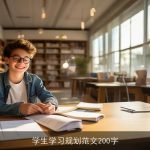 学生学习规划范文200字