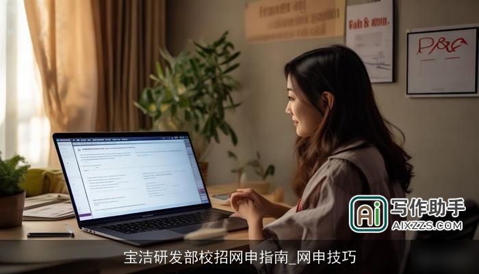 宝洁研发部校招网申指南_网申技巧