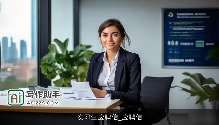实习生应聘信_应聘信