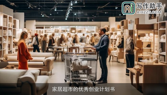 家居超市的优秀创业计划书