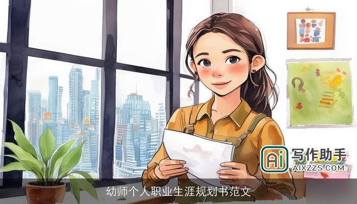 幼师个人职业生涯规划书范文