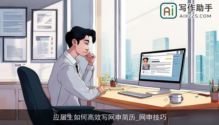 应届生如何高效写网申简历_网申技巧