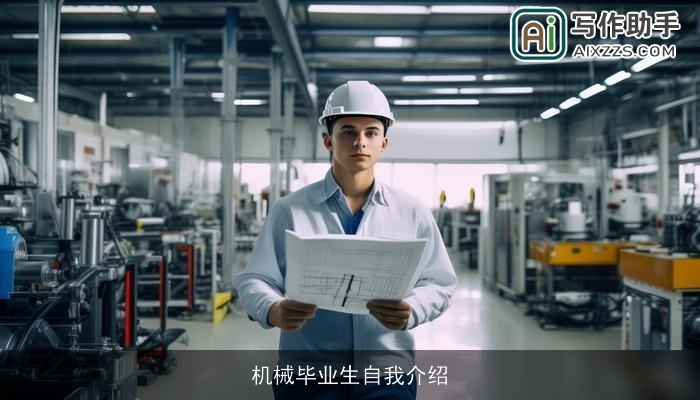 机械毕业生自我介绍