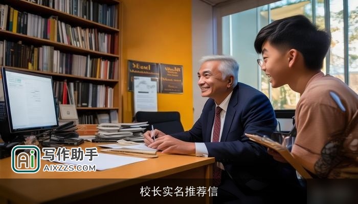 校长实名推荐信