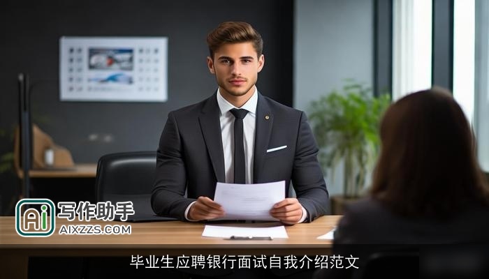 毕业生应聘银行面试自我介绍范文
