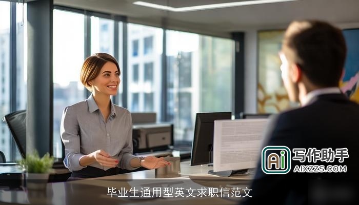 毕业生通用型英文求职信范文