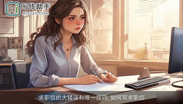 求职信的大错误和唯一技巧_如何写求职信