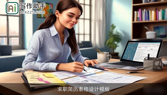 求职简历表格设计模板