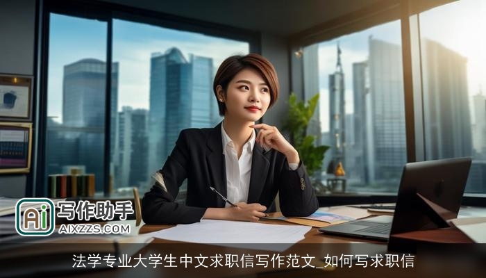 法学专业大学生中文求职信写作范文_如何写求职信