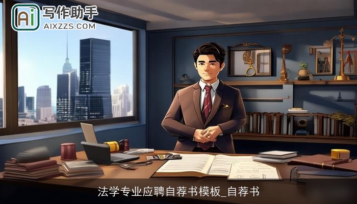 法学专业应聘自荐书模板_自荐书