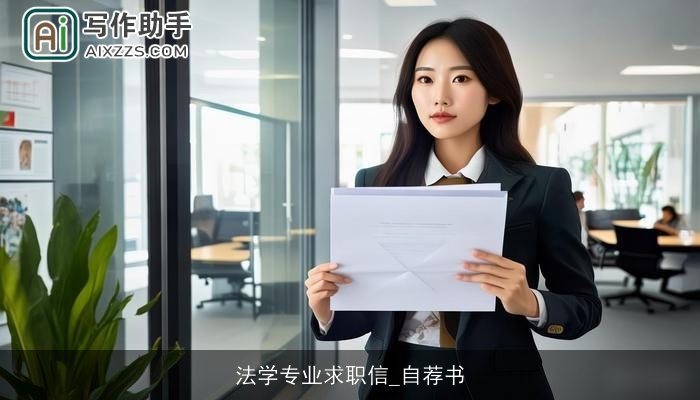 法学专业求职信_自荐书