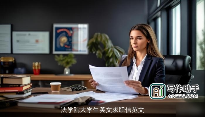 法学院大学生英文求职信范文