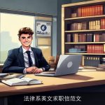 法律系英文求职信范文