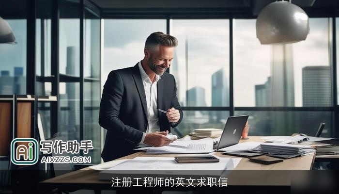 注册工程师的英文求职信