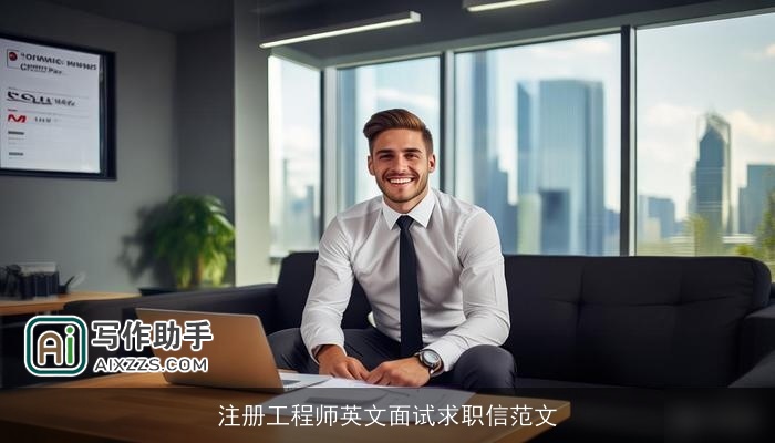 注册工程师英文面试求职信范文