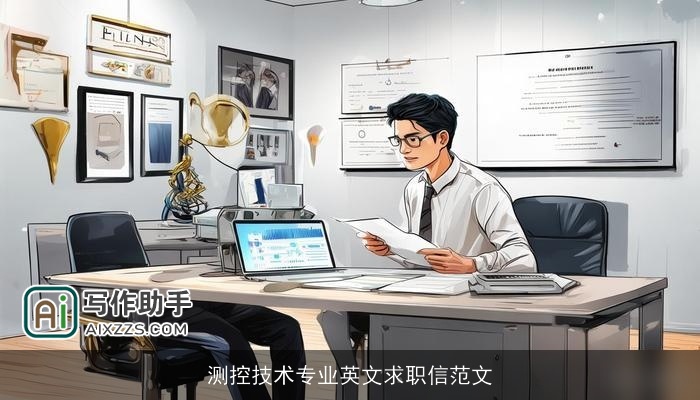 测控技术专业英文求职信范文