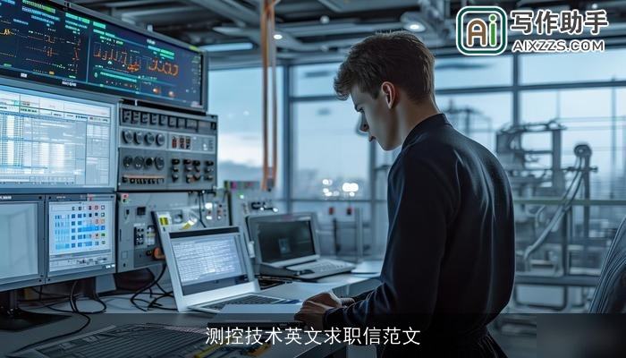 测控技术英文求职信范文