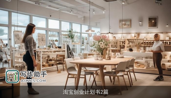 淘宝创业计划书2篇