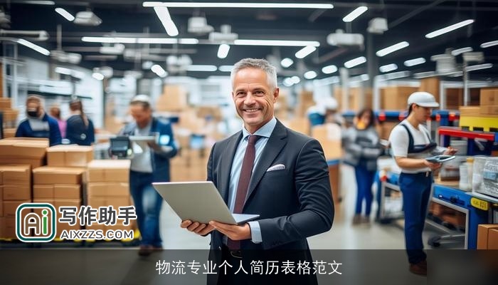 物流专业个人简历表格范文